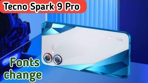Font Setting In Tecno Spark 9 Pro, Font Size Change In Tecno Spark 9 Pro, How To Change Font Style