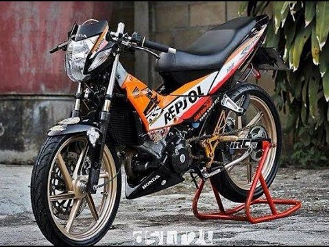 modifikasi motor honda sonic 1 terpopuler