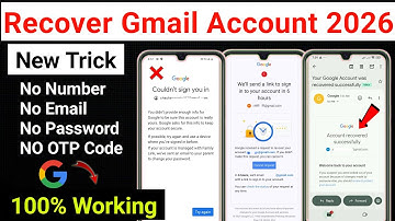 How to Recover Gmail Account 2026 | Gmail Account Recovery - Google Account Recover Karne Ka Tarika
