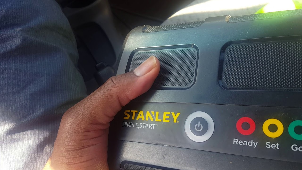 Don't call a tow truck nearby get a Stanley SimpleStart - YouTube