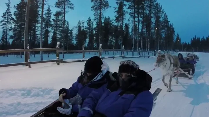 Reindeer Safari in Lapland | Kakslauttanen Arctic Resort Hotel 2017