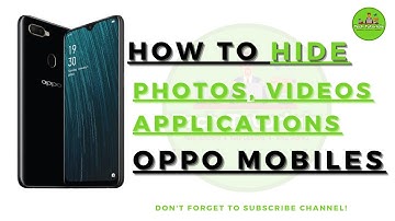 #oppo OPPO A53 Hide Apps Photos Videos Music Documents Personal Data Hide Setting