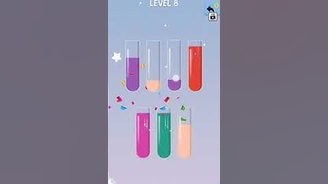 😉Water Color Sort😉🌈LEVEL 6 TO 10🌈