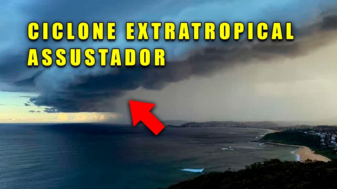 CICLONE EXTRATROPICAL ASSUSTADOR PROVOCA FORTES ALTERAÇÕES CLIMÁTICAS NA REGIÃO SUL - PR, SC, RS