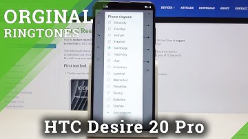 How to Change Ringtone in HTC Desire 20 Pro – Find Ringtone List