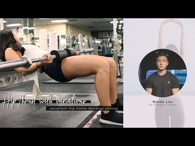 一張椅子搞定！Hip Thrust推臀動作加進階變化式，Home workout練出美臀線條