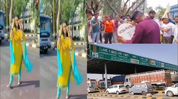 #Chandigarh police constable suspended for wifes dance at traffic signal video viral
