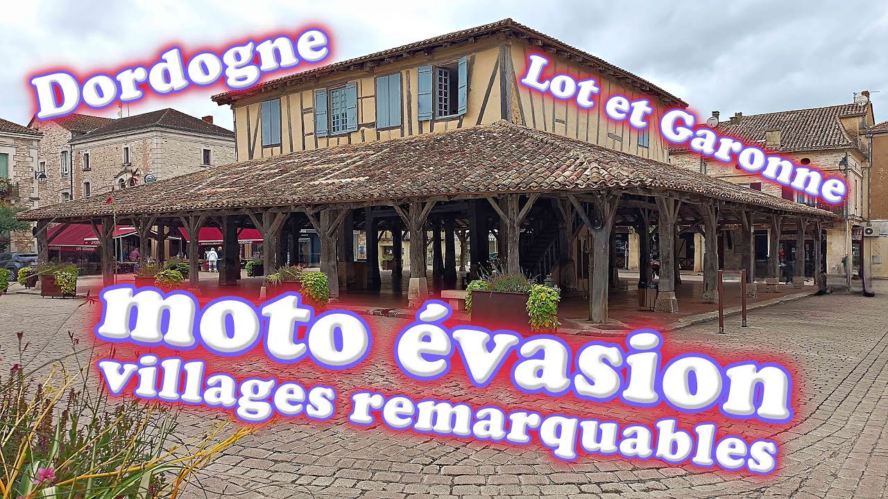 🤩 Balade moto en Dordogne et Lot-et-Garonne : à la découverte des plus beaux villages !