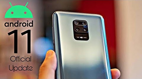 Xiaomi Redmi Note 9 Pro Max Android 11 Official Update