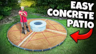 Build A Fire Pit Patio For $600 In 2 Days (Easy DIY Project)