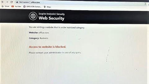 How to solve access to website is blocked on seqrite endpoint security