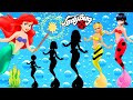 Miraculous Ladybug &amp; Princess Ariel &amp; Marinette, Chloe, Alya, Kagami, Sabrina Growing Up In Mermaids