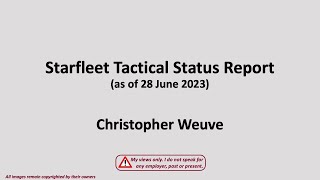 Starfleet Tactical -- Quick Status Report