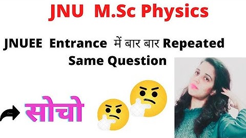 JNUEE  PYQS ||  JNU बार  बार  Repeated Question || Click this and enjoy this video ||