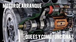 ¿Qué es el motor de arranque de un auto y cómo funciona?