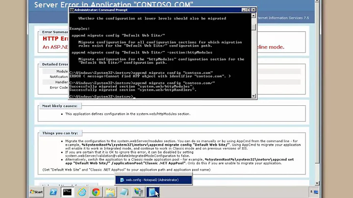 IIS 7.x Classic and Integrated Pipeline Modes-Week 43