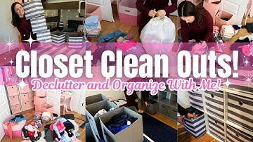 Closet Clean Out 2025! Closet Declutter and Organize! Closet Clean Out Declutter and Organization