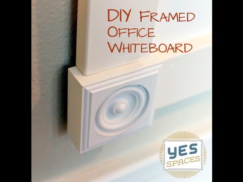 Diy How To Build An Office Whiteboard For Under 52 Youtube