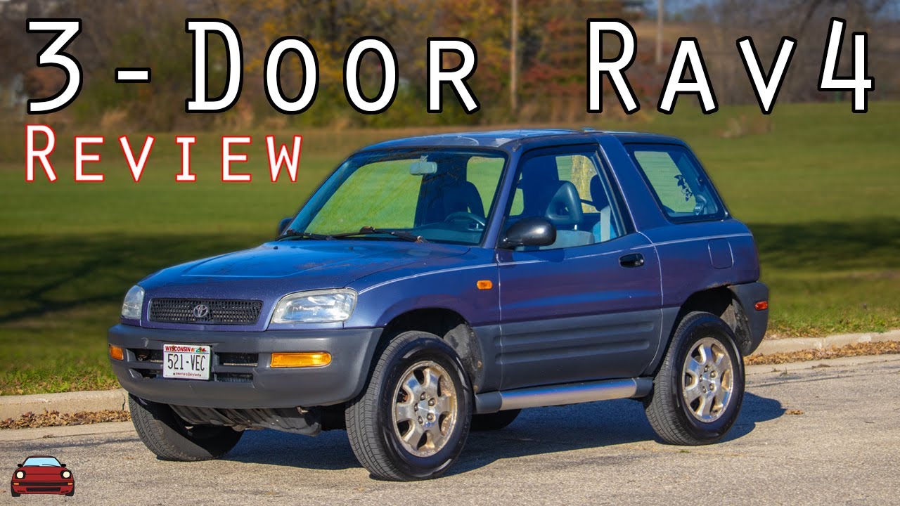 1996 Toyota RAV4 Review - A Weird 3-Door SUV! - YouTube