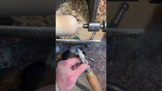 How to ride the bevel of a spindle gouge.