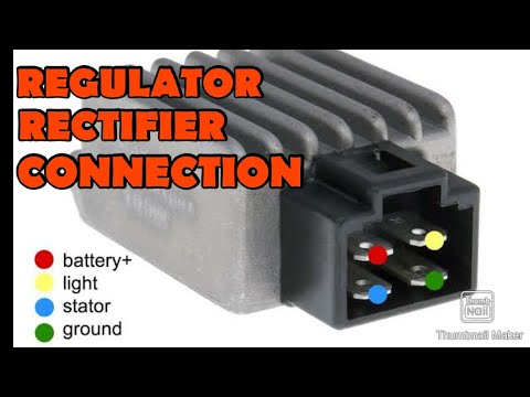 TUTORIAL | How to wiring Regulator/Rectifier | nonpromechanic - YouTube