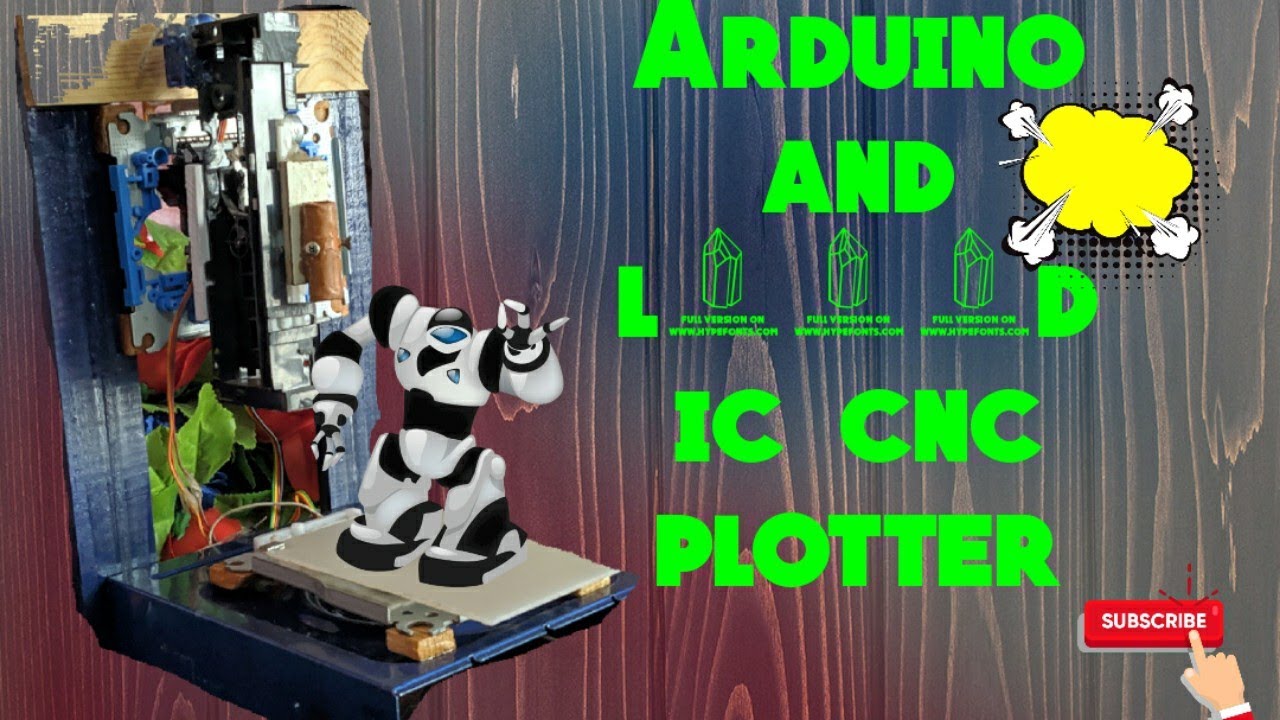 How make Arduino Mini CNC plotter machine Part1 - YouTube