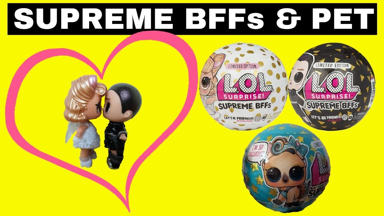 Unboxing LOL Surprise Supreme BFFs Wedding Diaries Fuzzy Luxe Pet Exclusive