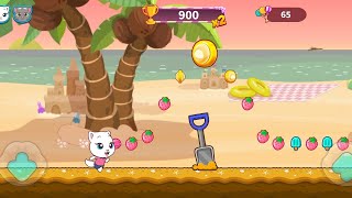 Tom candy run + 3d games vidio + cat running games vidio new cat gaming video screenshot 3