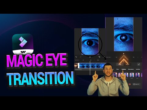Magic Eye Transition Tutorial | FilmoraGo Video Editor