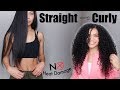 Reverting Back to Curly Hair | TRIM + WASH & GO ft. CurlMix!