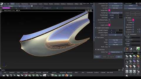 SKETCH TO SURFACE - 2 AUTODESK ALIAS AUTOSTUDIO 2020