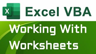 Worksheet Selection #ExcelVBA #vba #vbaexcel #vbatutorial #vbage #excelvbaguide #excelvbatutorial