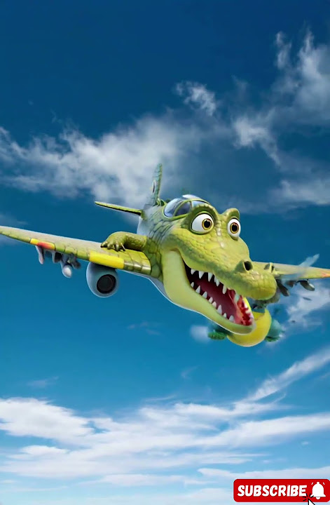 Bombardino Crocodilo Takes Flight! 🐊🔥 Crocodile   Fighter Jet Fusion! #cartoon #animation #shorts