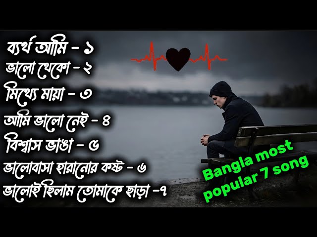 Bangla sabse beshi popular 7 gaan By Surer Duniya (Official Lyrics Video)