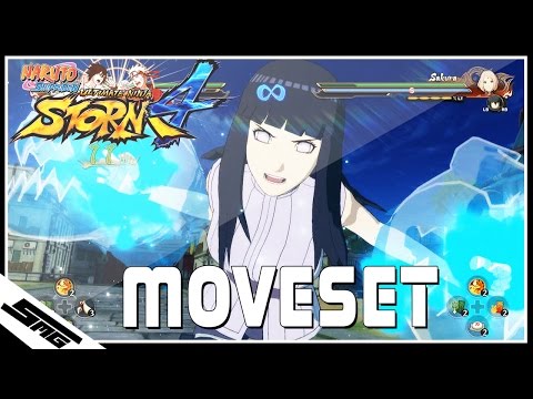 Naruto Ultimate Ninja Storm 4 - Hinata the Last COMPLETE Moveset