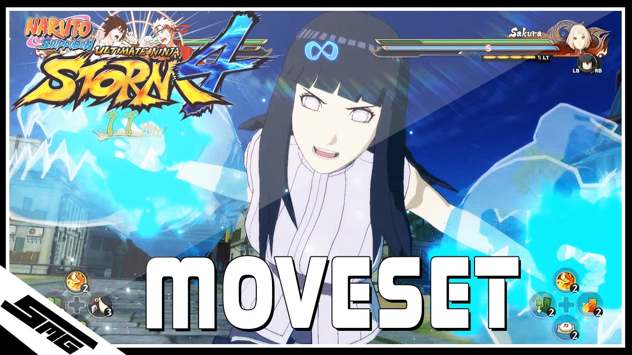 Naruto Ultimate Ninja Storm 4 - Hinata the Last COMPLETE Moveset