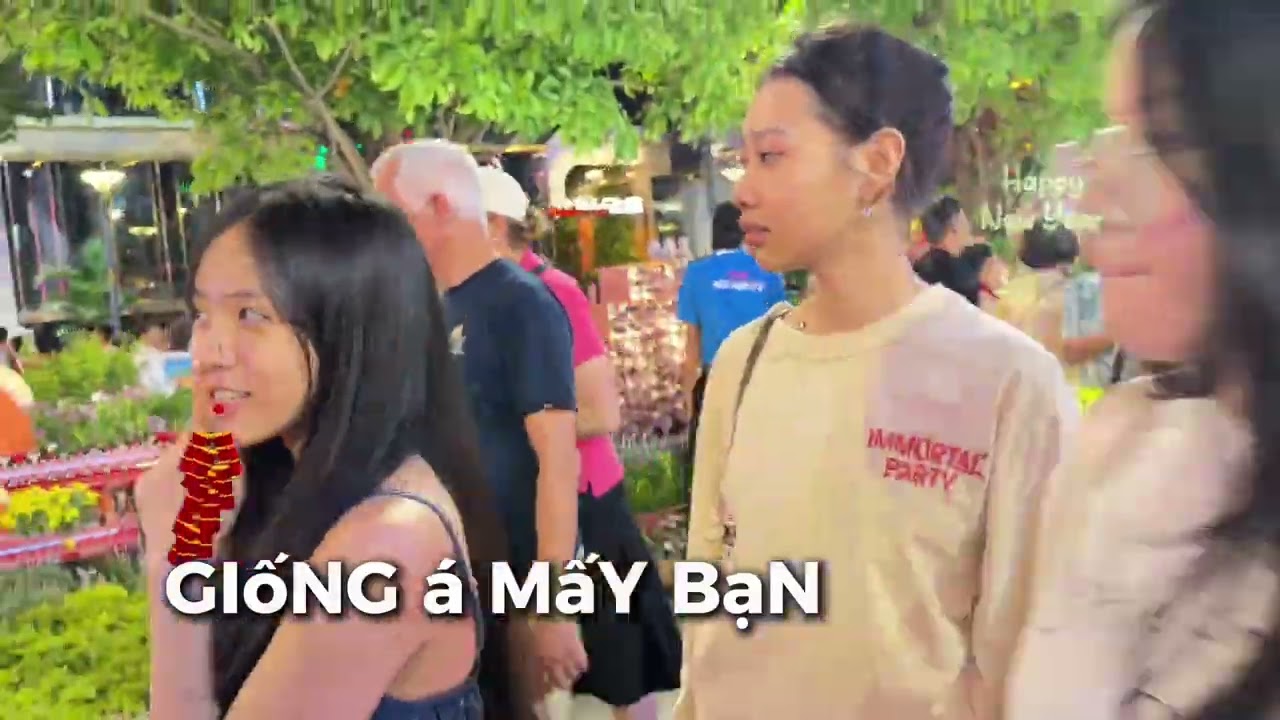 🌸Đường Hoa Nguyễn Huệ☘️ mồng 1 🩷tết có gì vui nè😜😜