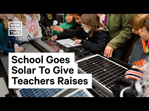 Videó: Kaliforniában a 650-es napelemekkel burkolt nyilvános iskolai tervezés