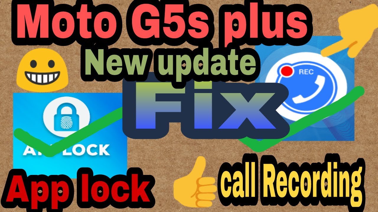 Call Recording In Moto G5s Plus