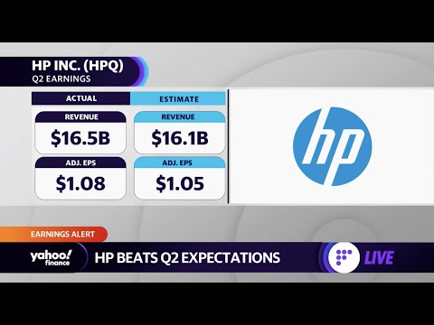 HP stock rises