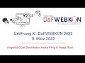 Eröffnung DaFWEBKON 2022 &amp; Messerundgang