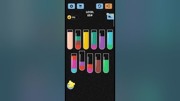 water color sort Level no 654 a best game walkthrough solution IOS/android