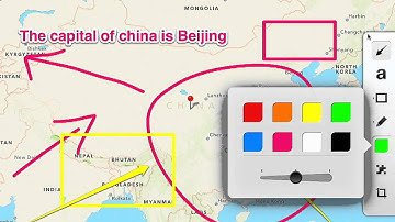 Annotate over images and maps with Skitch on iPad