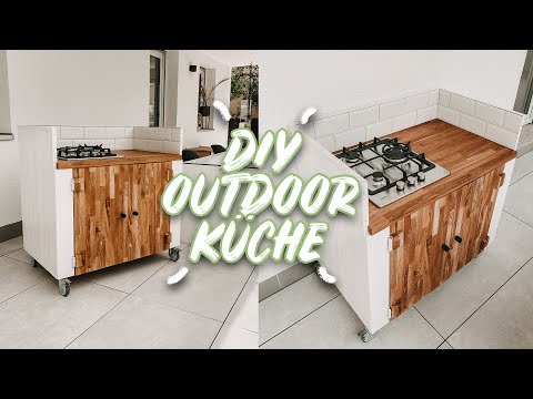 Outdoor Küche selber bauen im Scandi Boho Design - Außenküche für Balkon + Terrasse | EASY ALEX