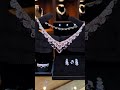 Omnia Lena Pink Luxury Bridal White Full Set In High Quality Zircon Stone Rhodium Plated