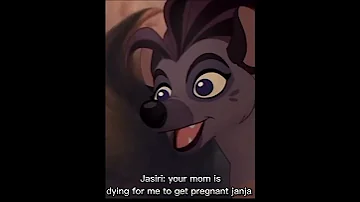 Shenzi Asks If Jasiri S Pregnant Lionking Funny Shenzi Shorts Janjaxjasiri Liongaurd Disney 
