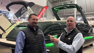 Bennington, Harris & Barletta Unveiled at 2025 New England Boat Show