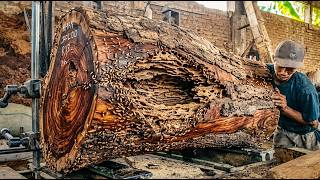 The Sound of Precision | Giant Trembesi Sawmill Operation