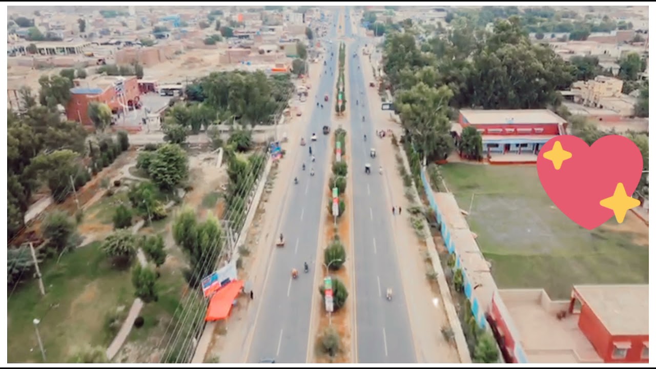 Beautiful video of layyah city | layyah drone shot video | layyah city video | Mr zain