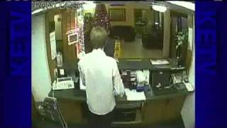 Camera Catches Hotel Robbery Suspect